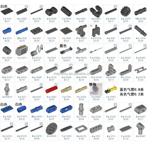 Stetedu 500Pcs nhựa lớn Powered moc khí nén đặt máy nén khí khối xây dựng cho Le. goeds 7351 trẻ em Đồ chơi - Product Image 6