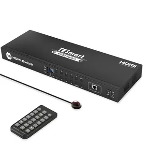 High Quality 4k 16 in 1 out HDMI Switch 16x1 Support Automatic Input