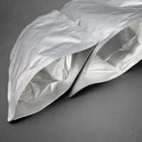 Sachet refermable en aluminium avec fermeture éclair pour emballage souple