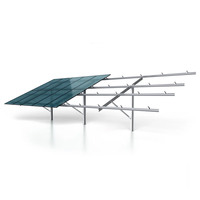 Système de montage au sol pour panneaux solaires JCHX OEM ODM sur mesure, système de support au sol pour panneaux solaires