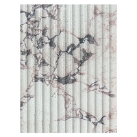 Revêtement mural 3D souple en marbre Bulgari effet colonne romaine, étanche, pour murs décoratifs et piliers de hall de villa
