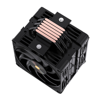 Refroidisseur de tour CPU LOVINGCOOL 120 mm à double ventilateur PWM 4 broches, flux d'air optimisé pour PC de jeu, garantie de la marque, prêt à être expédié, OEM ODM personnalisé