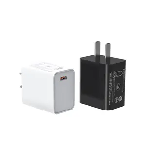 Elektrische Gleichstrom 20 W Überstärkungs-Schnellladung Typ C Power Adapter Baumwollstoff 20 W USB-C-Anschluss Mehrfach-Handyladekabel 20 W Pd-Ladegerät