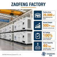 Genset Diesel Open Frame Industri 250kW 1000kW 3000kW Tiga Fasa untuk Penggunaan di Pabrik Baja dan Lokasi Pertambangan