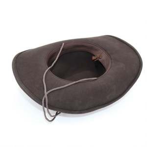 ND116 Sombrero de Copa Australiano 100% Lana para Adulto Unisex con Banda Ancha, Flor de Fieltro y Lazo, Todas las Estaciones CD - Product Image 6