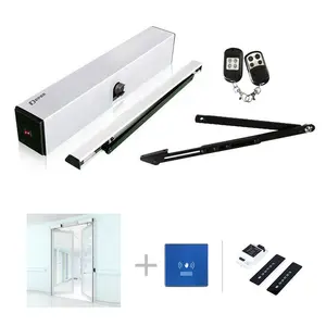 Complete Set Automatic Swing Door Opener Double Open Electric Door Closers For Glass Door Operator