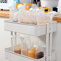 Pochettes Doypack en plastique personnalisées avec bec verseur pour jus, 200 ml et 100 ml