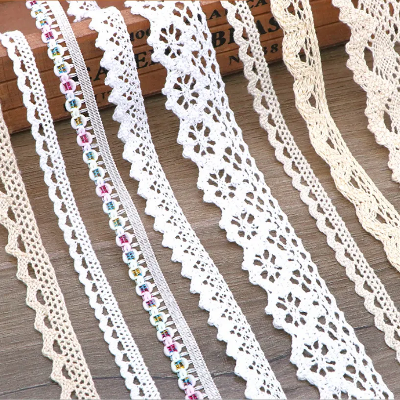In stock spot whole bundle special cotton lace wholesale handmade garment accessories lace sofa curtain lace