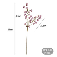 Großhandel Künstliche Chinesische Laternenblume, Künstlicher Physalis-Winterkirschzweig für Boho-Heimdekoration, Hochzeits- und Weihnachtsornamente
