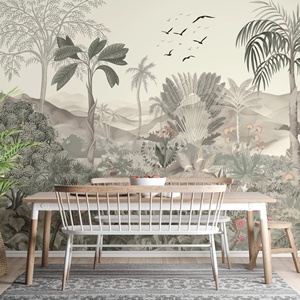 <span class=keywords><strong>Papier</strong></span> 3D écologique imperméable facile à installer soi-même, motif botanique tropical, forêt tropicale, arbre, plante, fleur, paysage <span class=keywords><strong>jungle</strong></span> pour salon - Product Image 4