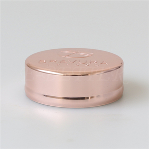 Personalizado oro rosa relieve 63mm tornillo de metal tapa para tarro - Product Image 2