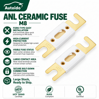 Sekring Keramik ANL Tanpa Tunda Waktu 125V 750A Perlindungan Sistem Daya Amplifier Audio Mobil Forklift Alstom Fuse Holder 73 Amp Tka