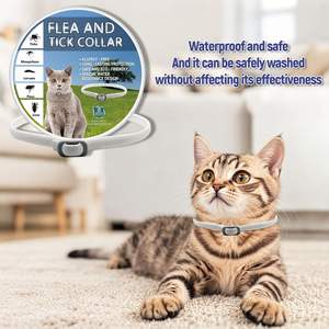 <span class=keywords><strong>Collar</strong></span> <span class=keywords><strong>Antipulgas</strong></span> y Garrapatas para Gatos, Ajustable, Impermeable, de Silicona, Ecológico, Protección Duradera y Segura para Gatos y Gatitos - Product Image 5