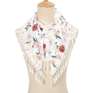 HZM-60801 लेस वेइल ट्रायंगल मेंटिला चर्च हेड कवरिंग लैटिन स्कार्फ मास वेडिंग ब्राइड्समेड्स के लिए - Product Image 1