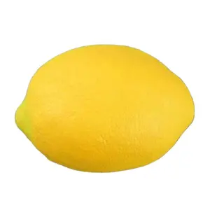 促销定制批发印花水果柠檬形状抗pu压力球