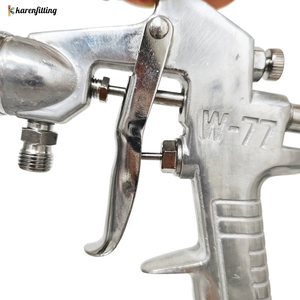 Pistolet de pulvérisation de peinture en alliage d'aluminium haute pression et haute viscosité, pour une atomisation précise et un peinture méticuleuse - Product Image 5