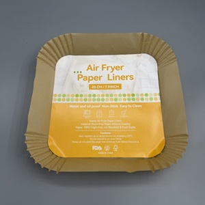 Papel de Hornear para Airfryer, Revestimiento de Papel de Silicona Antiadherente de Grado Alimenticio, Personalizable, Desechable, para Bandejas de Air Fryer - Product Image 6