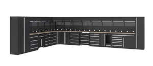 Removable Garage Corner <strong>Tool</strong> <strong>Cabinet</strong> / Metal Corner <strong>Tool</strong> Box for Workshop Steel Combination Workbench - Product Image 5