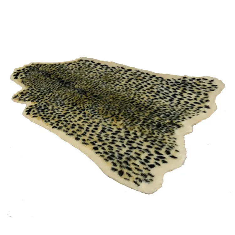 Tappeti per animali tappeto in pelliccia di animali coperta stampata animali pelliccia pelliccia sintetica di alta qualità
