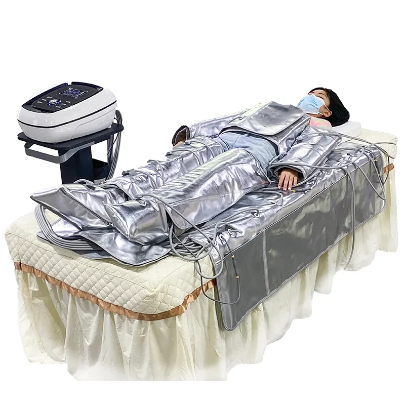 Máquina de drenaje linfático de presoterapia, traje adelgazante de presión de aire corporal para desintoxicación, eliminación de grasa para centros de belleza