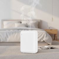 Diffuseur d'arômes intelligent contrôlé par une application, sans eau, à huile essentielle, alimenté par batterie, purificateur d'air domestique, diffuseur d'arômes