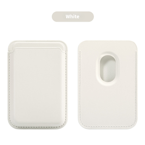 Support de téléphone magnétique en cuir PU avec fente pour cartes pour montage sur bureau - Product Image 1