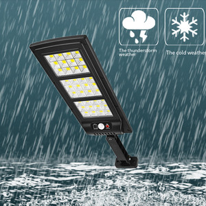 <b>LED</b> Solar Street <b>Light</b> 60V DC Outdoor Waterproof <b>Sensor</b> Control Garden Wall Lamp High Lumen Plastic Body - Product Image 1