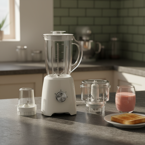 Mini mixeur électrique portable pour la maison, 2 en 1, 250 W, capacité de 1,4 L, mixeur multifonctionnel pour fruits, <span class=keywords><strong>hachoir</strong></span> à <span class=keywords><strong>viande</strong></span> - Product Image 3
