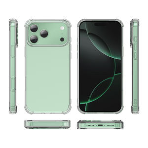 <span class=keywords><strong>Coque</strong></span> en TPU souple antichoc à 4 coins pour <span class=keywords><strong>iPhone</strong></span> 17 Pro 16E 17 Air 15 14 Plus 13 12 <span class=keywords><strong>11</strong></span> Pro Max Anti-chute Clear Thin Phone Shell - Product Image 6