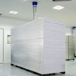 Panel sándwich EPS más favorecido Tablero de purificación de sala limpia de núcleo de espuma de PU de fácil instalación Industrial para partición de pared de techo - Product Image 2