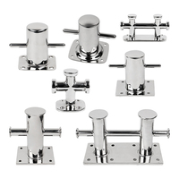 Borne d'amarrage marine en acier inoxydable 316 moulé, plusieurs tailles, pour pont de bateau