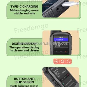 FreedomgoFM-600 2025New Household Walkie Talkie with Sim Card 4G POC Mobile External <b>Speaker</b> for Public Network Range 10-5000 km - Product Image 4