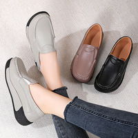 Chaussures de sport décontractées pour femmes, respirantes, antidérapantes, pour le bureau, l'extérieur, style mocassins, chaussures de marche