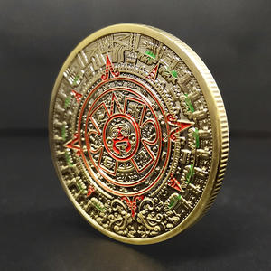 Moneda Conmemorativa de Metal de la Colección Gold Valley, Moneda de Arte Patriótico Chapada en Oro, Regalo de Recuerdo, Moneda de la Suerte de 3 mm de Grosor - Product Image 2