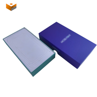 Boîte de téléphone rigide personnalisée avec logo imprimé en usine, avec insert floqué, boîte d'emballage pour téléphone portable, pour ensemble d'appareils électroniques