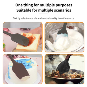 Thực phẩm lớp <span class=keywords><strong>Silicone</strong></span> Thìa chịu nhiệt 450 ° F không dính BPA miễn phí nhà bếp spatulas cho nướng nấu ăn trộn cào - Product Image 3