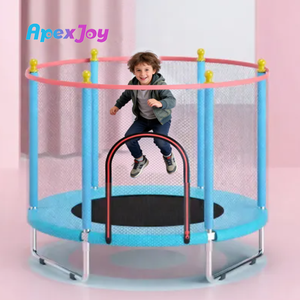 Mini <span class=keywords><strong>trampoline</strong></span> de 1,4 m pour enfants, lit de saut pour exercices intérieurs avec filet de protection, sûr et durable, idéal pour les petits espaces - Product Image 1