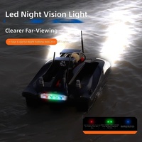 CHEERY Years High-end Fei Lang Perahu Umpan Ikan Mas Eropa Empat-dalam-Satu dengan Remote Control GPS Kapasitas Muatan 5KG Warna Hitam