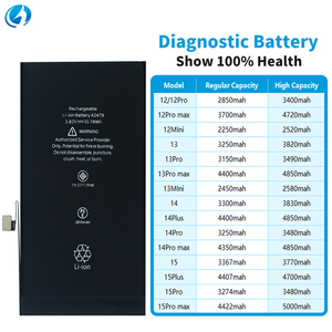 Pasokan Pabrik Baterai Ponsel 100% Kondisi Sehat untuk iPhone 12 12 Pro, Menampilkan Kondisi Baterai, Kapasitas Penuh, Komponen Tidak Dikenal - Product Image 4