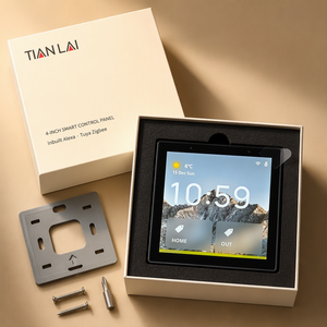 แผงควบคุมติดผนัง TL-86A ขนาด 4 นิ้ว พร้อม <span class=keywords><strong>Alexa</strong></span> ในตัว รองรับภาษาอังกฤษ สเปน เยอรมัน ฝรั่งเศส ควบคุมด้วยเสียง ผ่าน Zigbee Bluetooth Gateway รองรับอุปกรณ์ได้ 100 ชิ้น - Product Image 6