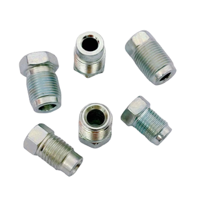 Raccords de frein hexagonaux en acier zingué haute résistance 3/16 -1/4 -5/16 M10M12M14 entièrement filetés et autobloquants - Product Image 1