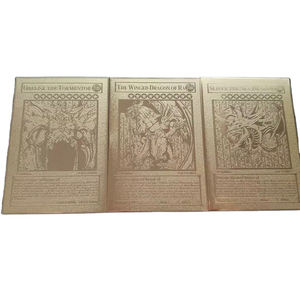 3 egtian go yu gi oh مخصصة من الفولاذ المقاوم للصدأ معدنية إنجليزية محدودة بطاقة YUGIOH ذهبية كاملة ذهبية ألعاب بطاقات التداول - Product Image 1