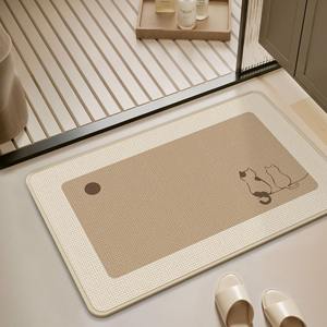 Tapis de sol en lin imperméable, antidérapant, anti-fatigue, absorbant, de haute densité, moderne, avec logo personnalisé, pour la maison et l'hôtel - Product Image 2