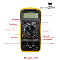 Digital Multimeter XL830L High-Precision LCD Universal Meter Electrical Multifunctional Instrument Measuring Resistance Voltage