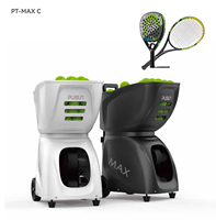 Máquina Lanzapelotas de Tenis de Diseño Innovador PUSUN, Robot de Práctica de Tenis, Lanzador Automático, Equipo Fácil de Transportar