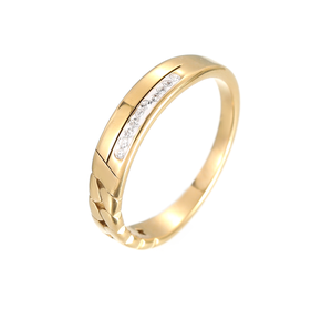 Anillo de Eternidad con Diamantes Naturales, Anillos de Compromiso Hechos a Mano Estilo Occidental para Parejas, Hombres y Mujeres - Product Image 5