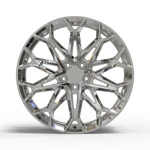 ชุดล้อแม็กซ์โครเมียมสีขาวเคลือบผงขนาด 20 นิ้ว 20/21 นิ้ว 5x120 สำหรับ C8 - Product Image 3