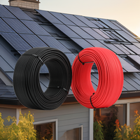 Cable Solar Fotovoltaico TUV 62930 IEC62930 de 2.5mm2, Tipo 10mmPV1-F, Conductor de Cobre Estañado Suave, Cable Eléctrico de Cobre