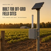 Antenne multibande en fibre de verre 4G LTE GPS WiFi 2.4GHz 915MHz LoRa, type N mâle, 90 degrés, étanche IP67, omnidirectionnelle, pour routeur IoT