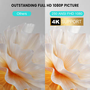 Proyector LED Inteligente F06 Mini Android 13, Nativo 1080P FHD, Proyector de Cine en Casa con WiFi 6 y Bluetooth <span class=keywords><strong>5</strong></span>, Superventas - Product Image 3